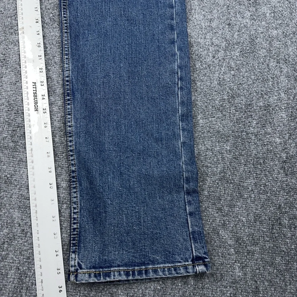 Levi's 505 Jeans Men's 36x36 Straight Leg‎ Medium Wash Stretch Denim Workwear
